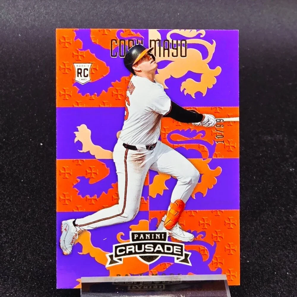 2025 Coby Mayo Diamante Patch Crusade 10/99 RC Baltimore Orioles Top Prospect - Picture 6 of 8